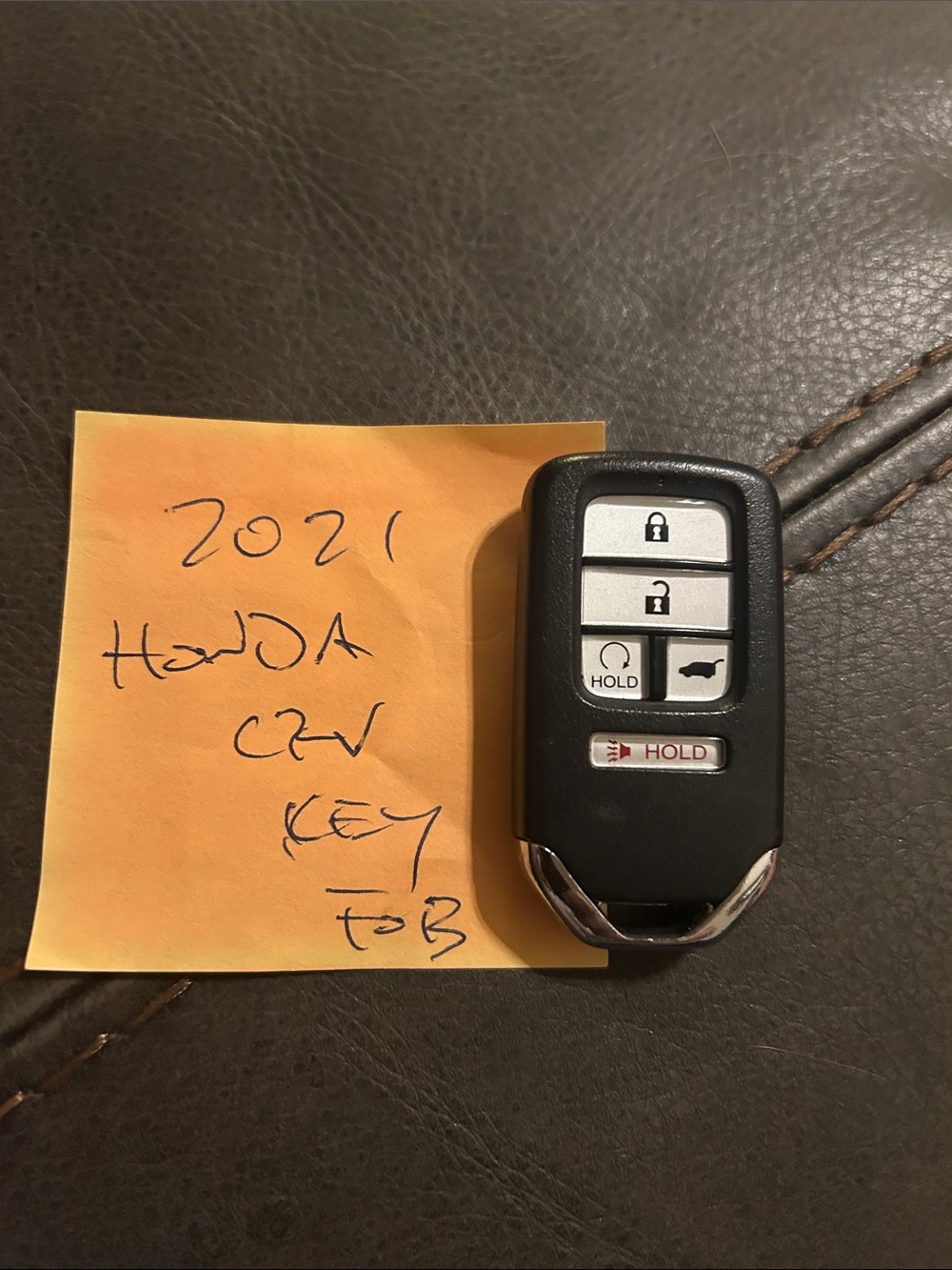 Honda Black Key Fob Remote - 2021 CR-V Compatible
